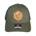 Leather North Shore Chicken Premium Hat - Mesh Back