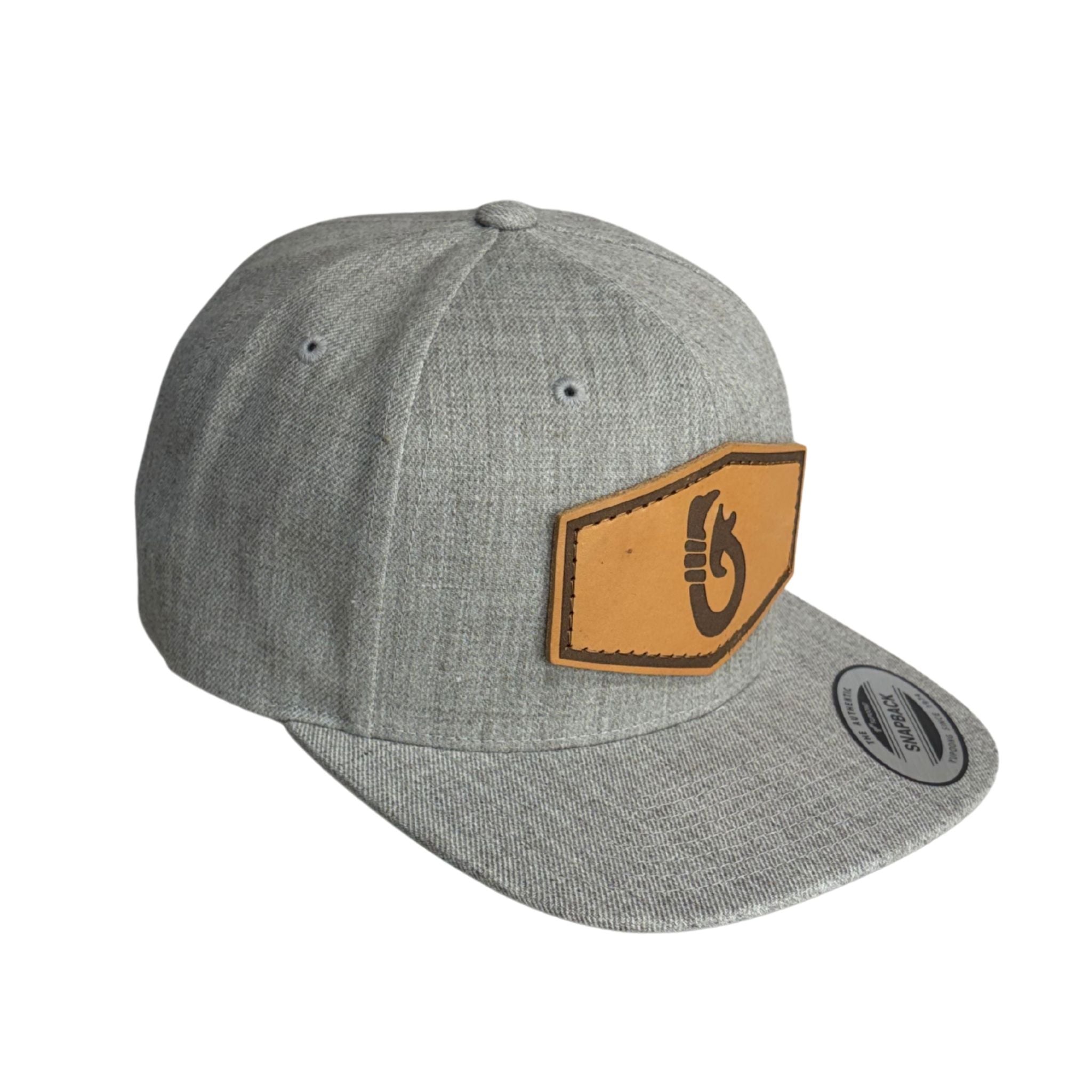 Leather Makau (Hook) Premium Hat - Snapback