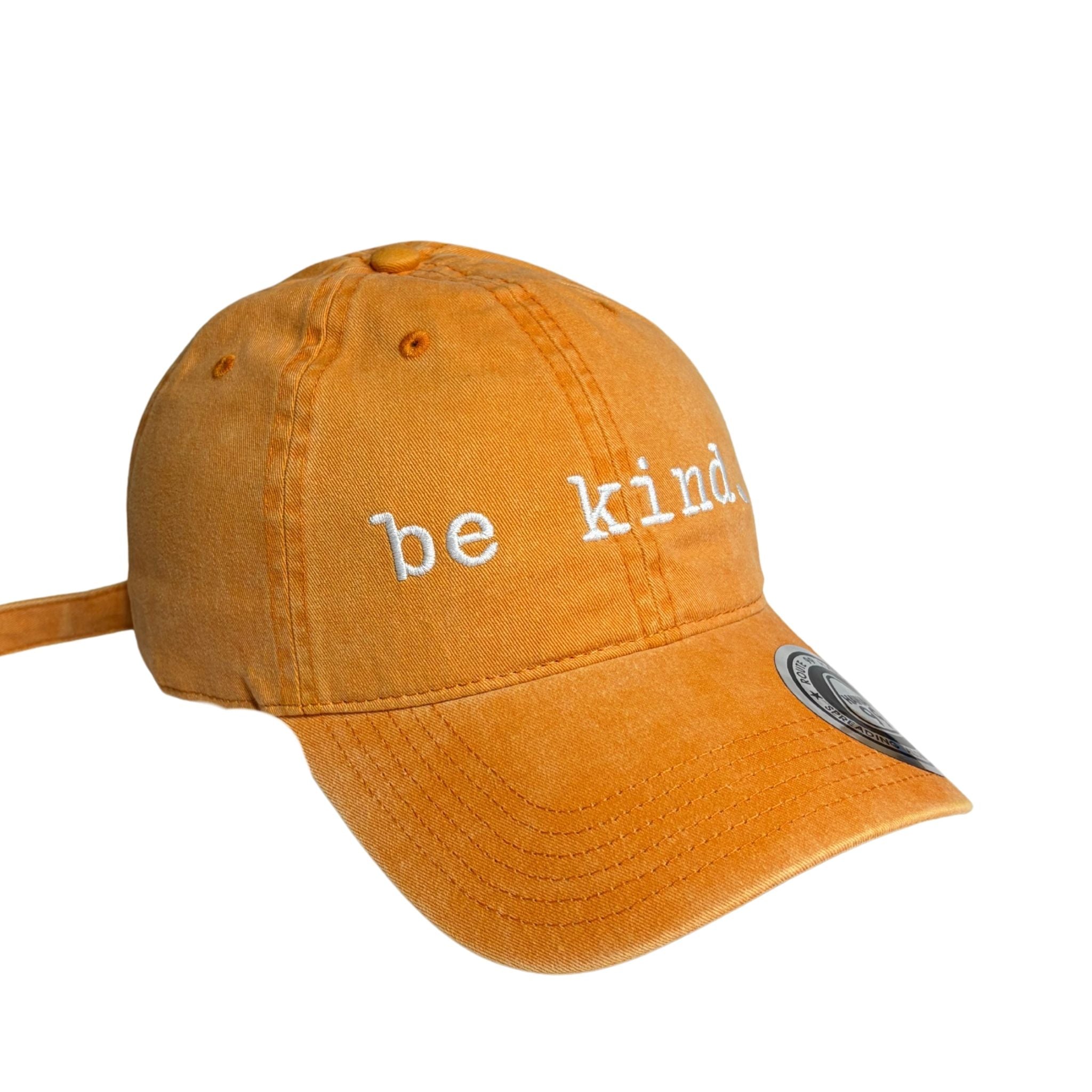 Be Kind Orange Dad Hat