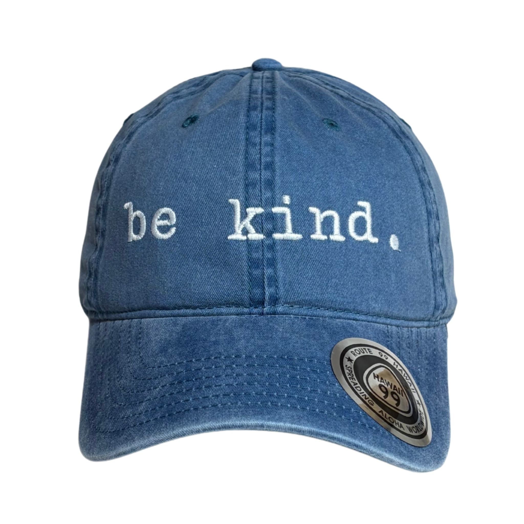 Be Kind Blue Dad Hat