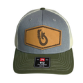 Leather Makau (Hook) Premium Hat (mesh back)