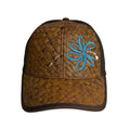 Lauhala Straw Tiare Flower Hat