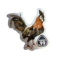Route 99 Rooster Sticker