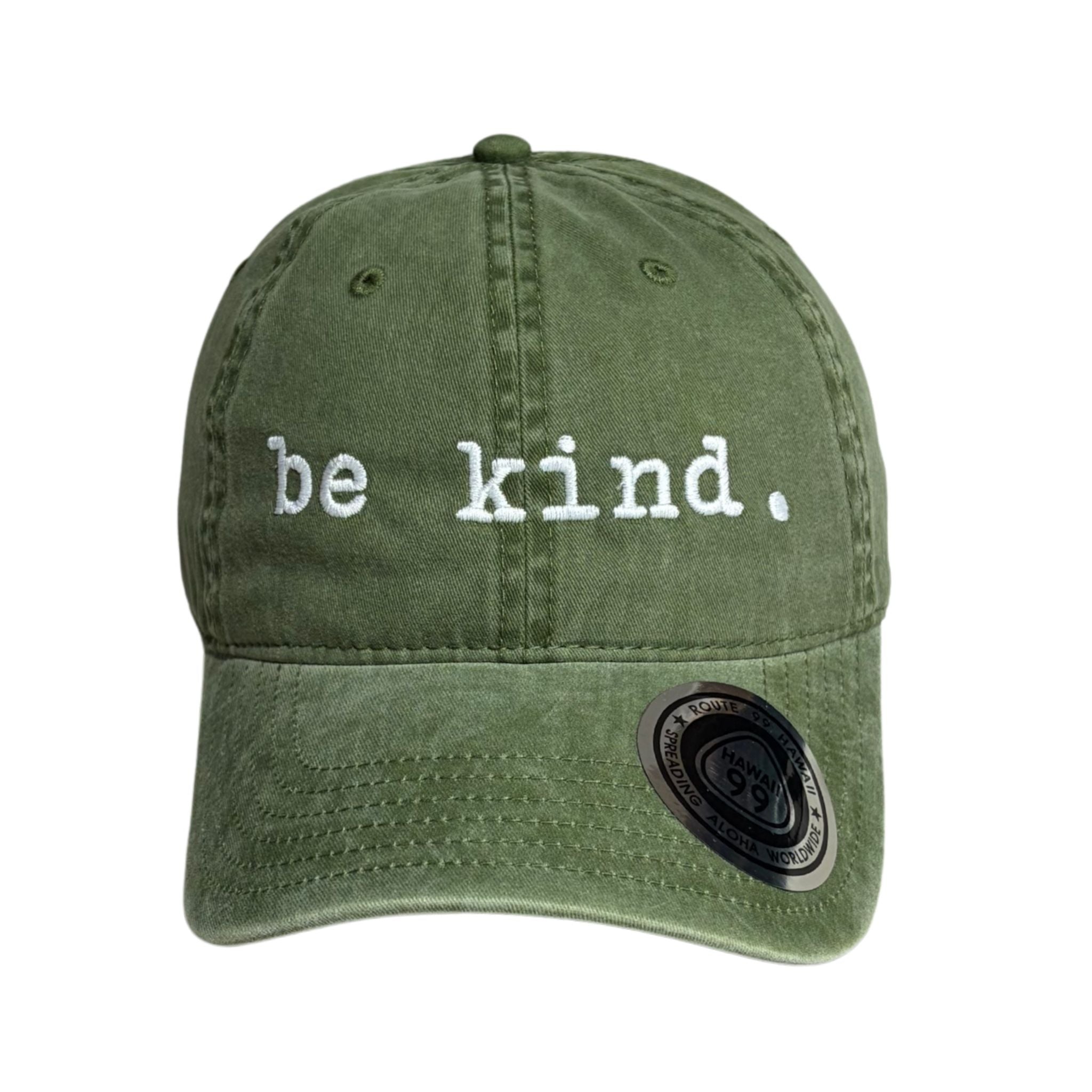 Be Kind Green Dad Hat