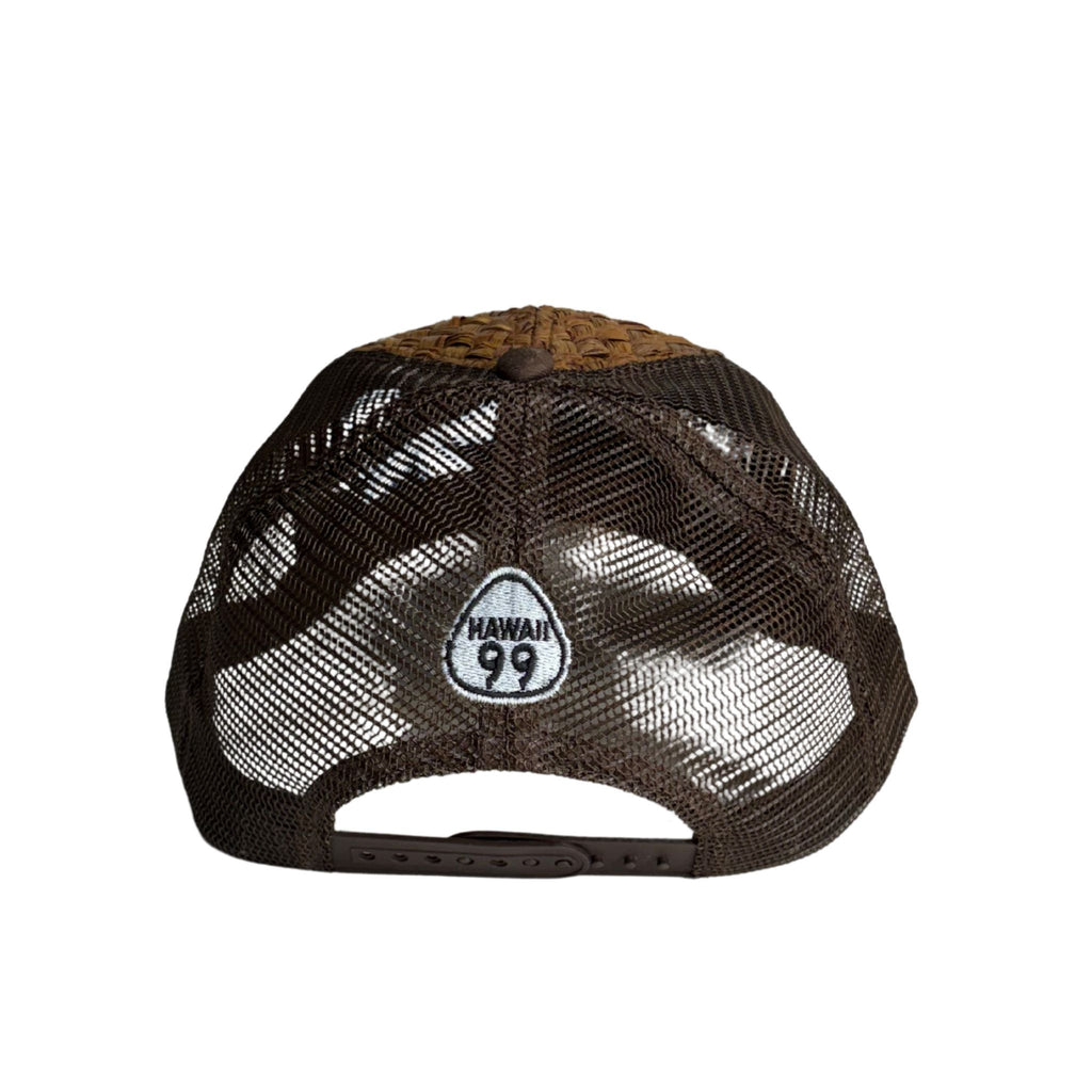 Lauhala Straw Tiare Flower Hat