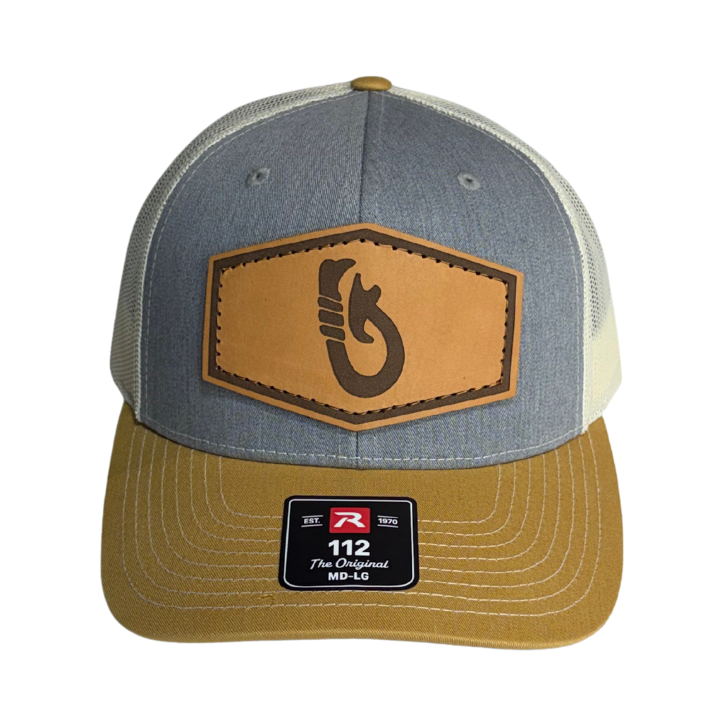 Leather Makau (Hook) Premium Hat (mesh back)