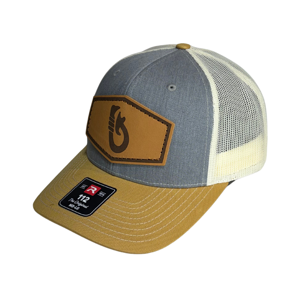 Leather Makau (Hook) Premium Hat (mesh back)