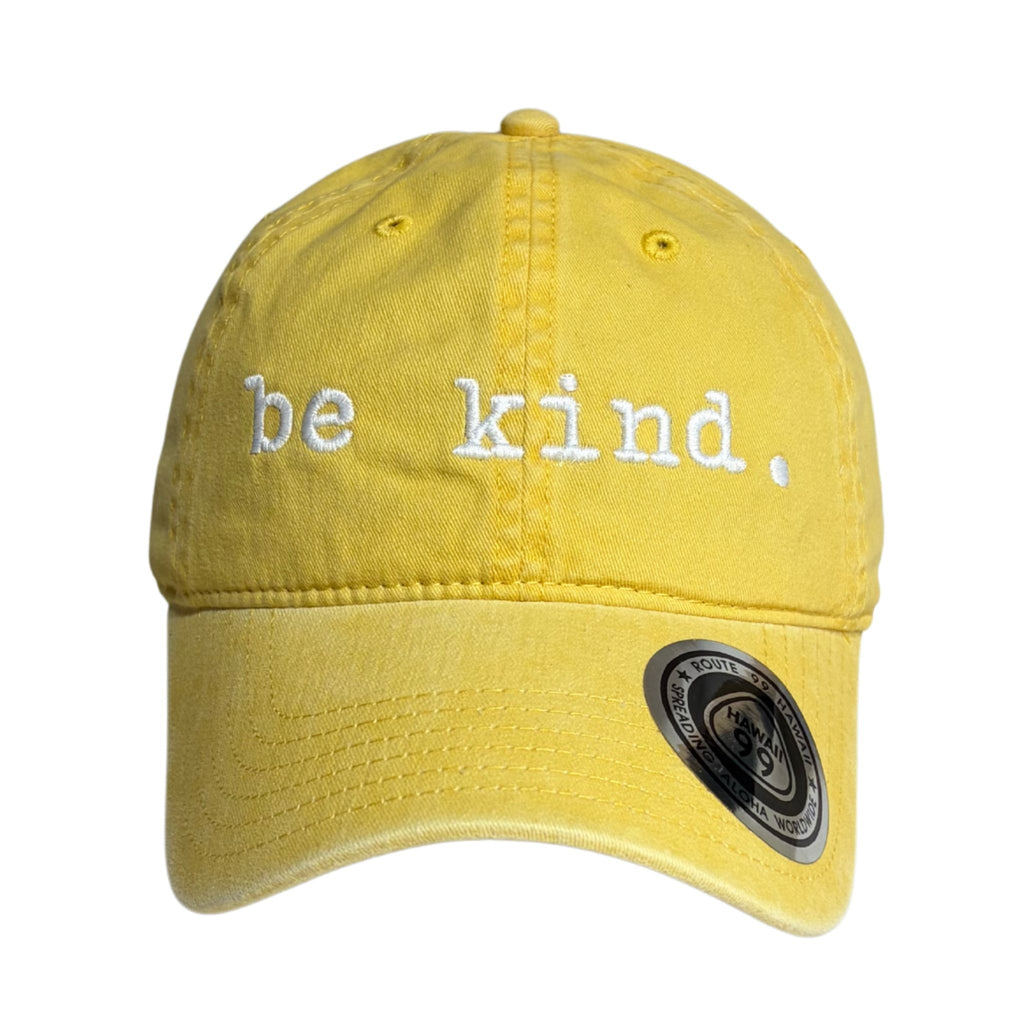 Be Kind Yellow Dad Hat