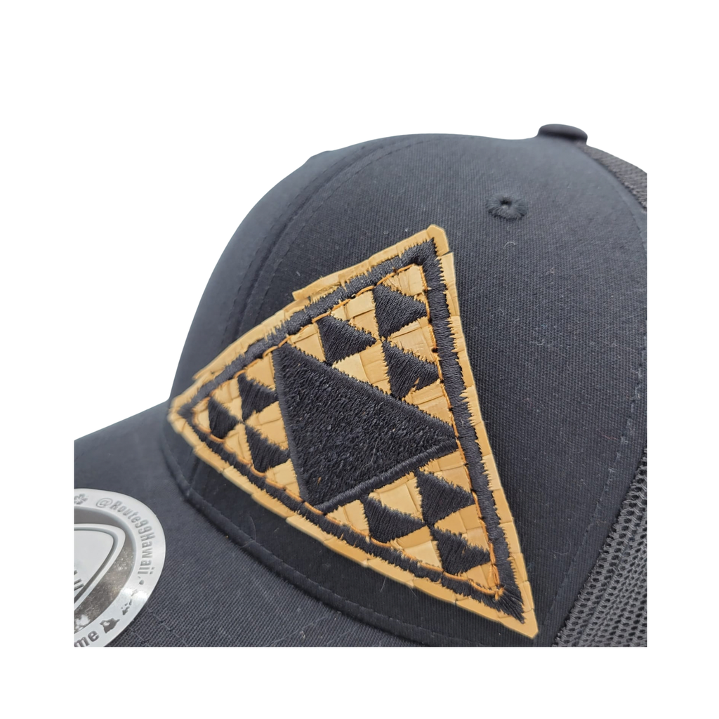 Genuine Lauhala Black Triangle