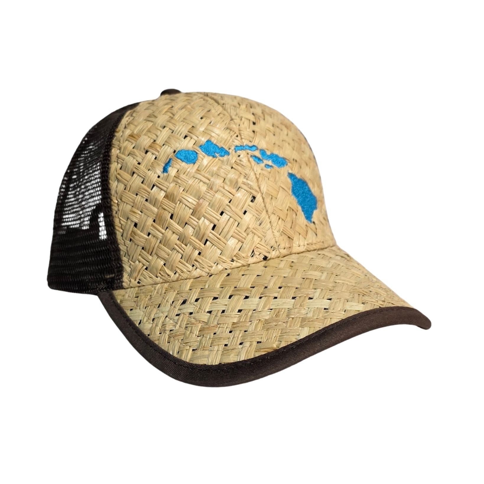 Lauhala Straw Hawaiian Islands Hat