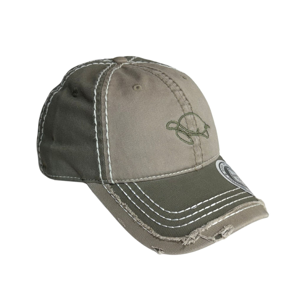Honu (turtle) Hawaiian (olive distressed) Hat