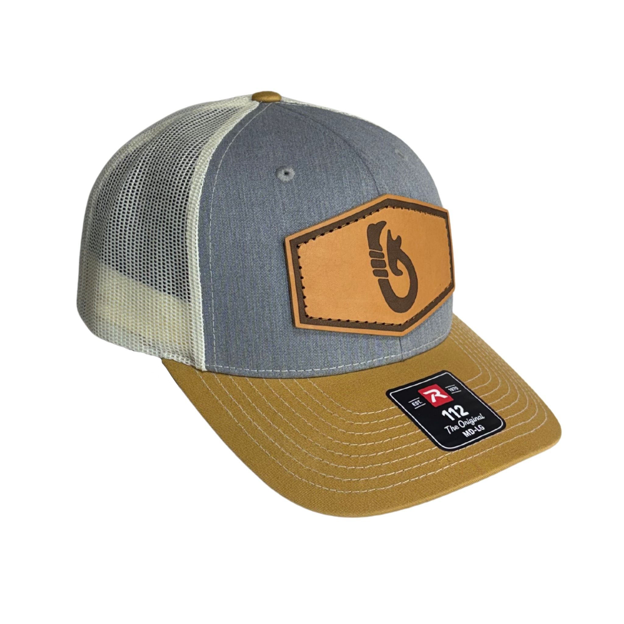 Leather Makau (Hook) Premium Hat (mesh back)