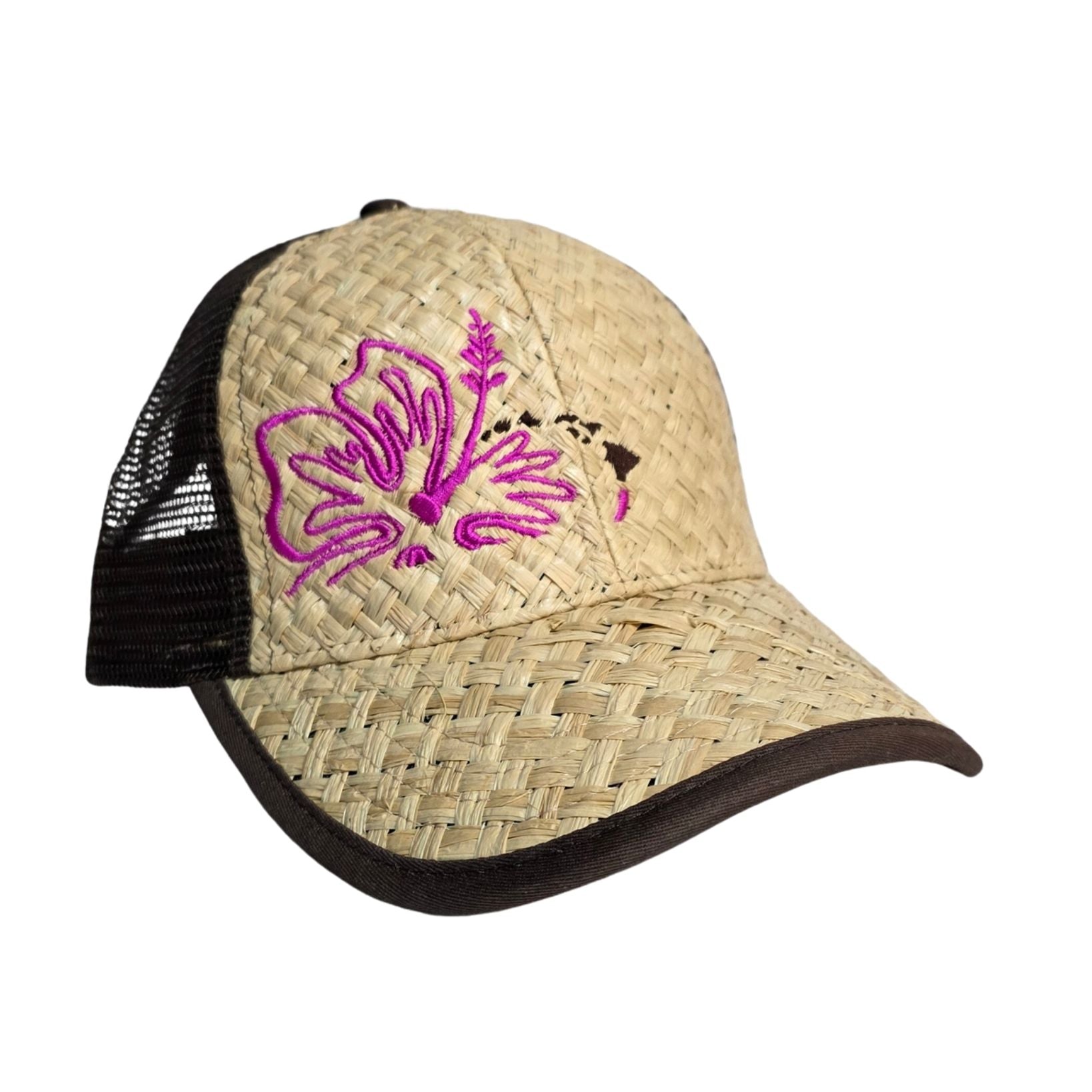 Lauhala Straw Hibiscus Hat
