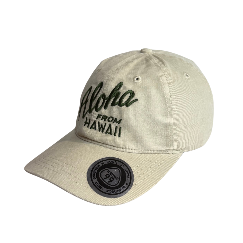 Corduroy Aloha From Hawaii Hat