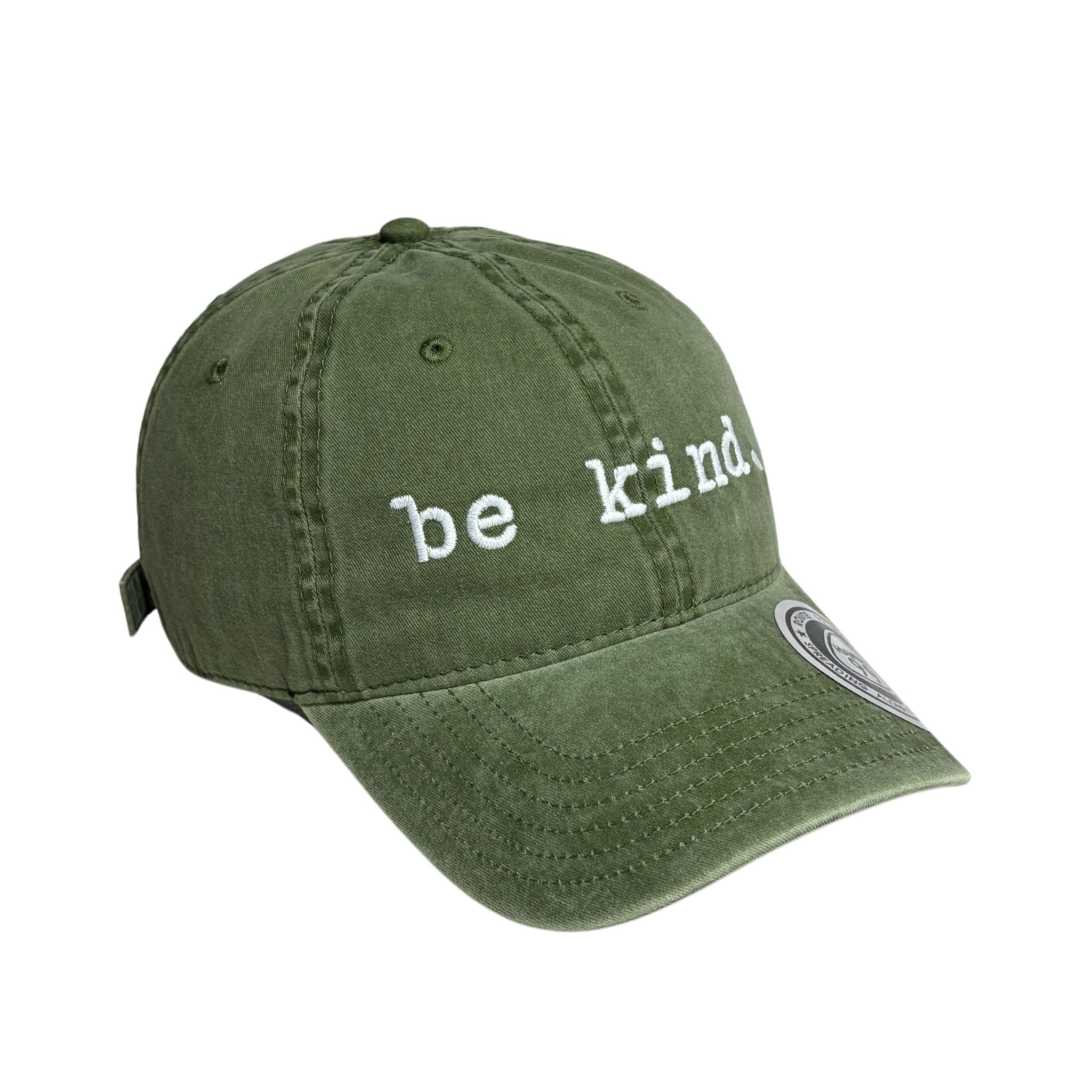Be Kind Green Dad Hat