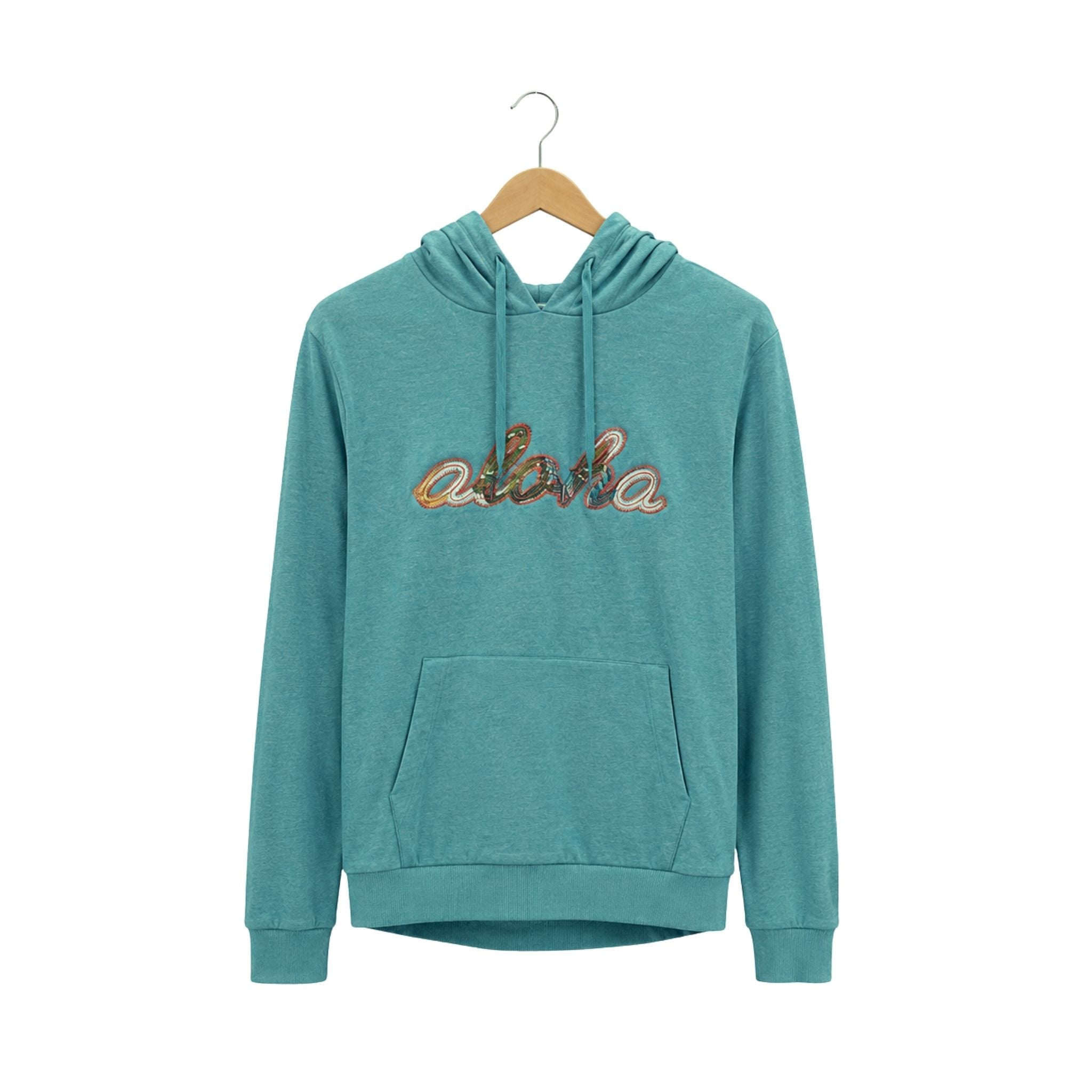 Aloha Hand-Cut Applique Hoodie