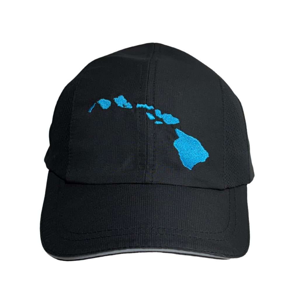 Hawaiian Islands Black Performance Hat