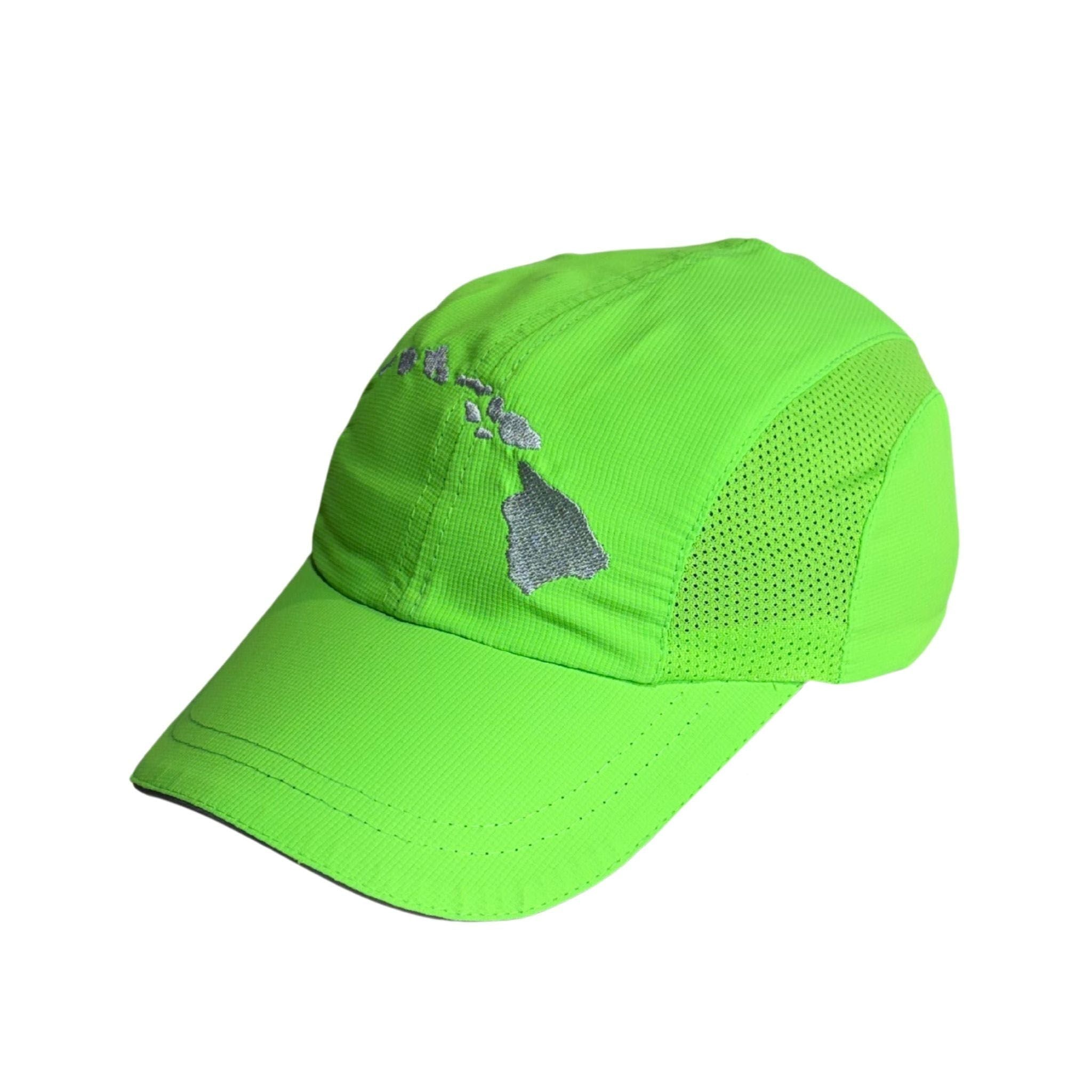 Hawaiian Islands Neon Green Performance Hat