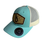 Genuine Lauhala Makau (Hook) Turquoise Hat