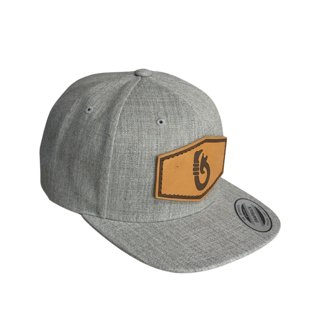 Leather Makau (Hook) Premium Hat - Snapback