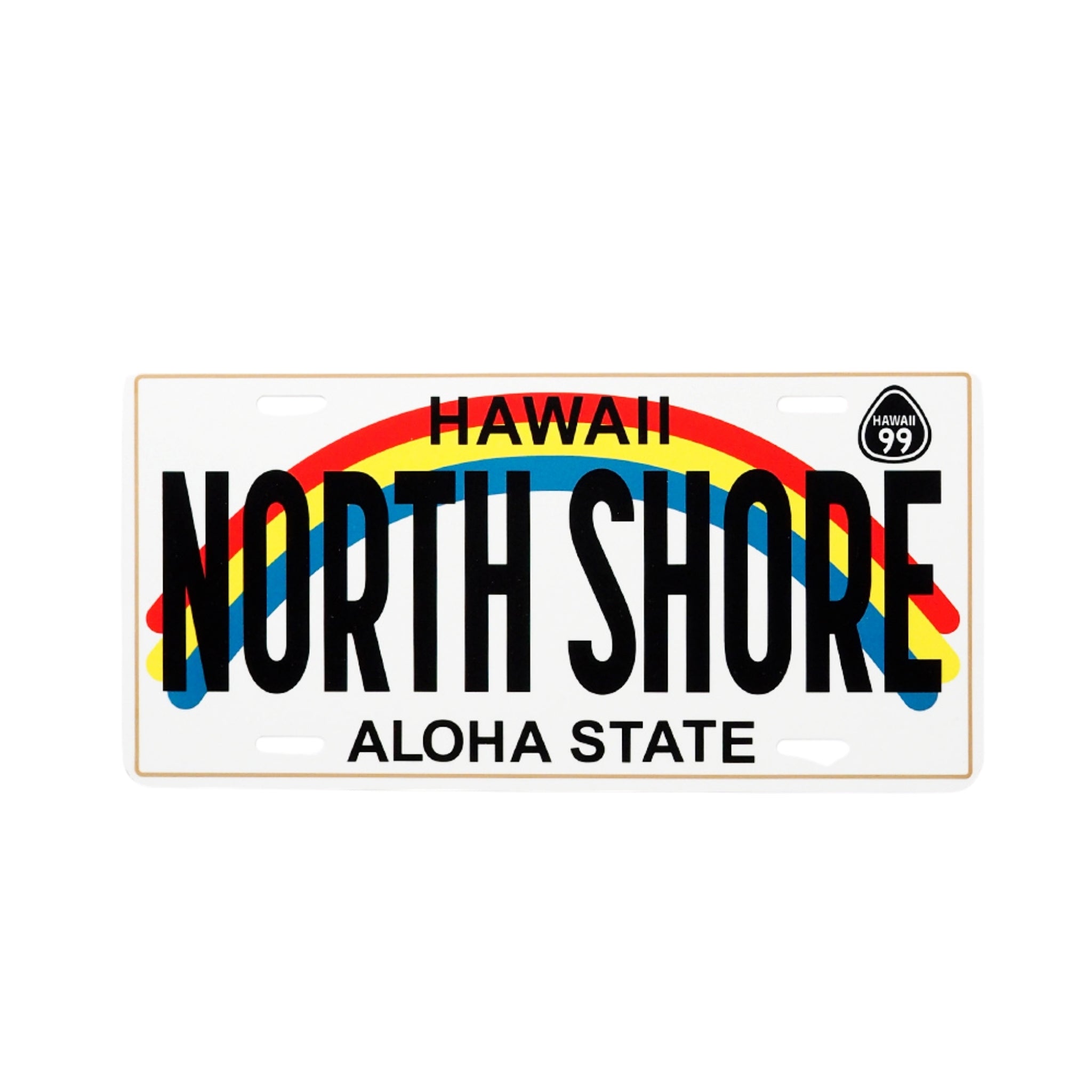 Route 99 Hawaiʻi North Shore License Plate Sign