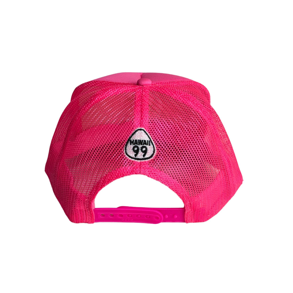 Iconic Chicken Trucker Hat - Neon Pink