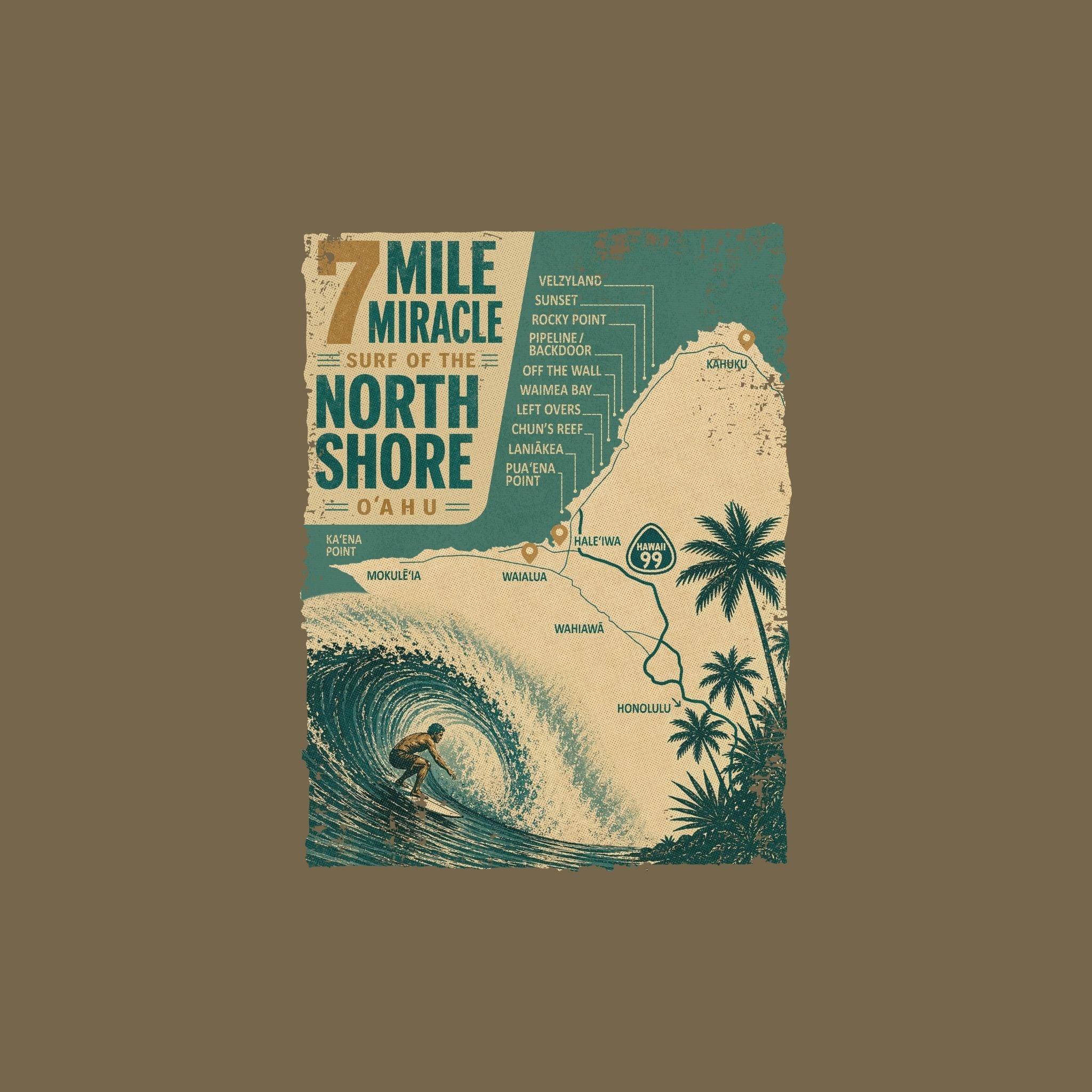 7 Mile Surf Tshirt