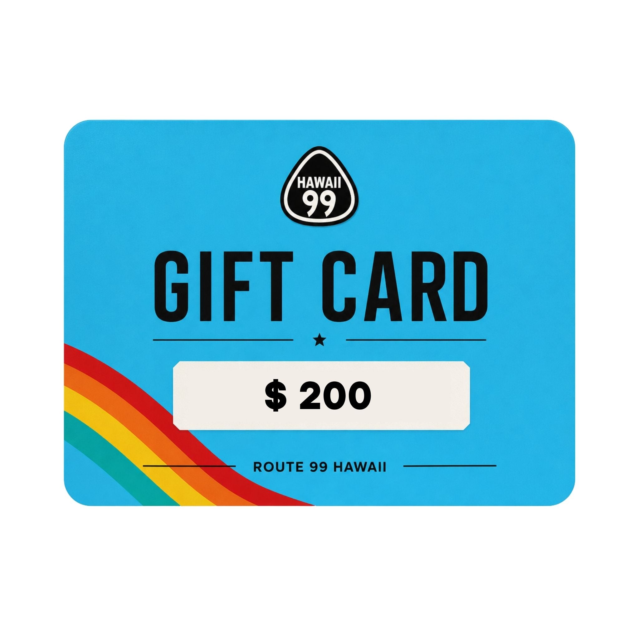 Gift Card Route 99 Hawaii