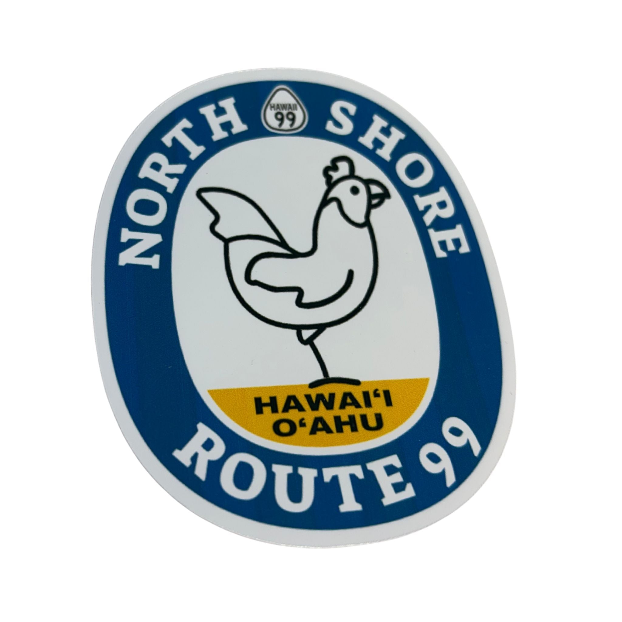 North Shore Rooster Sticker