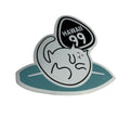 Route 99 Surfer Cat Sticker