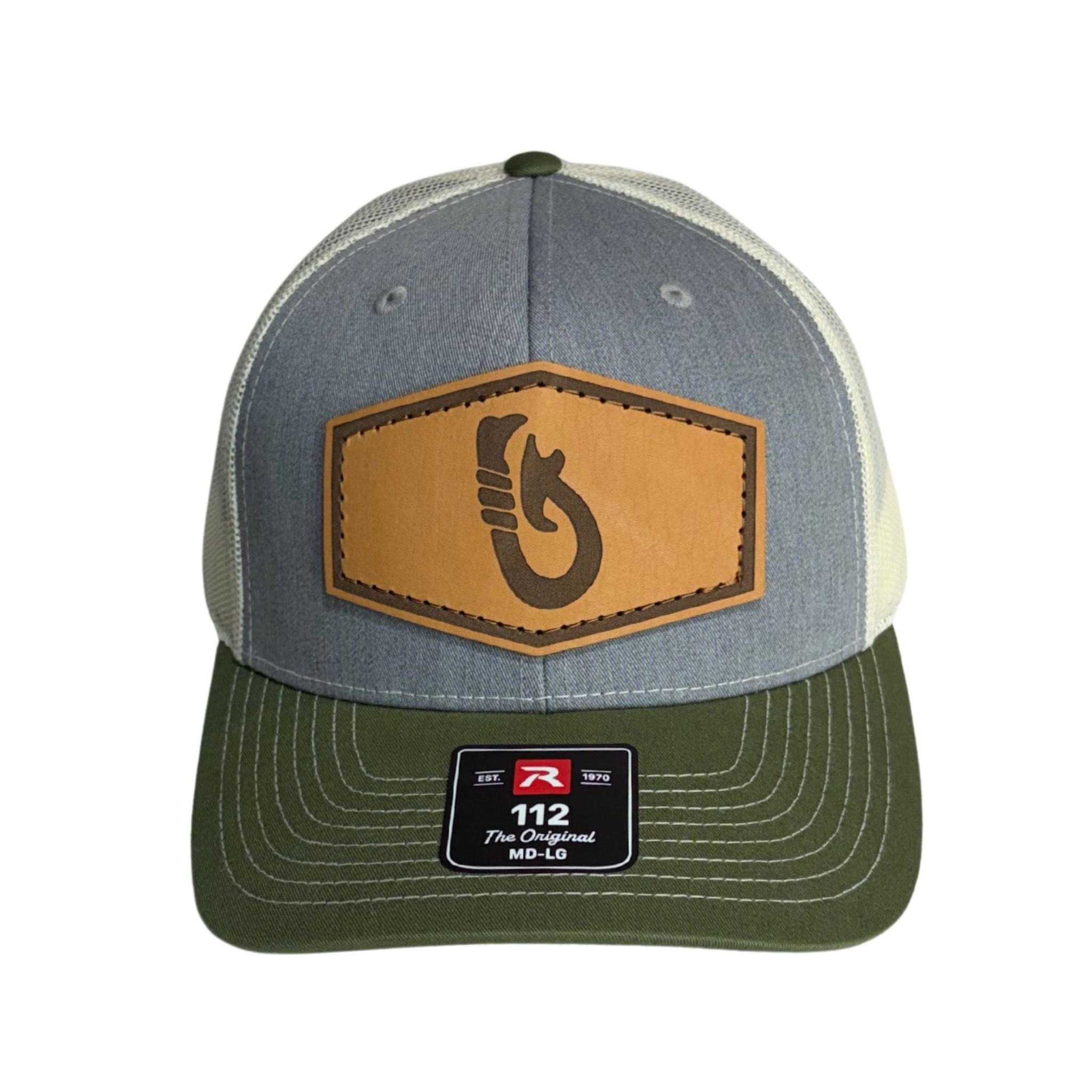 Leather Makau (Hook) Premium Hat (mesh back)