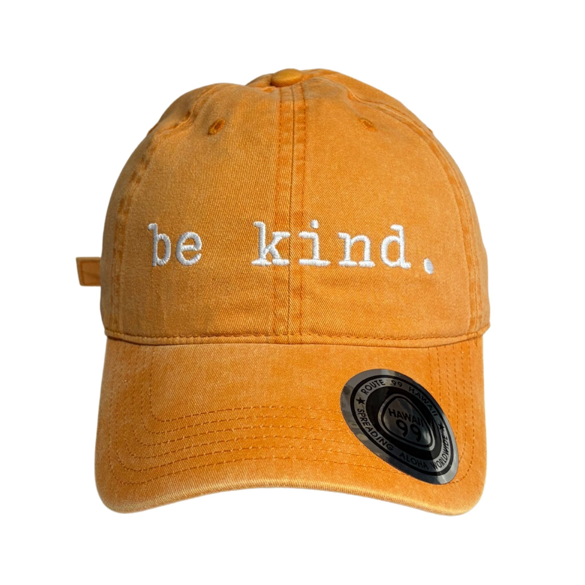 Be Kind Orange Dad Hat