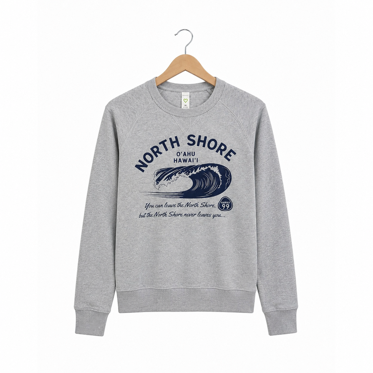 Crew Sweatshirt "Never Leaves" North Shore