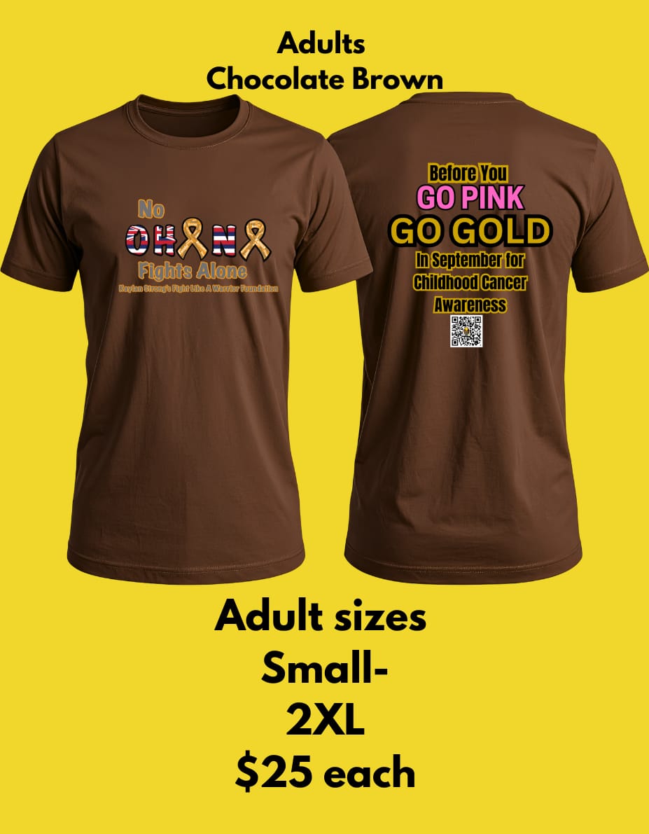 Go Gold Adult T-Shirt