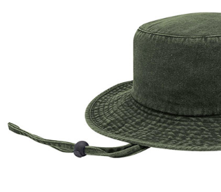 Bucket Hat with Hawaiian Islands w/Attachable Chin Cord
