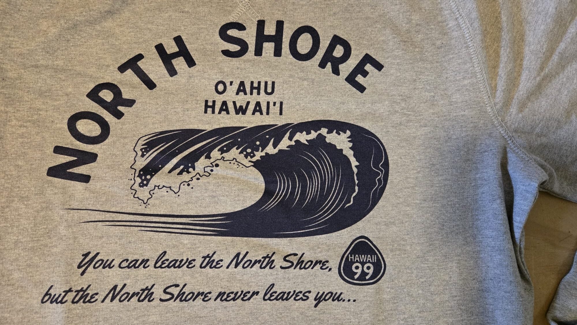 Crew Sweatshirt "Never Leaves" North Shore
